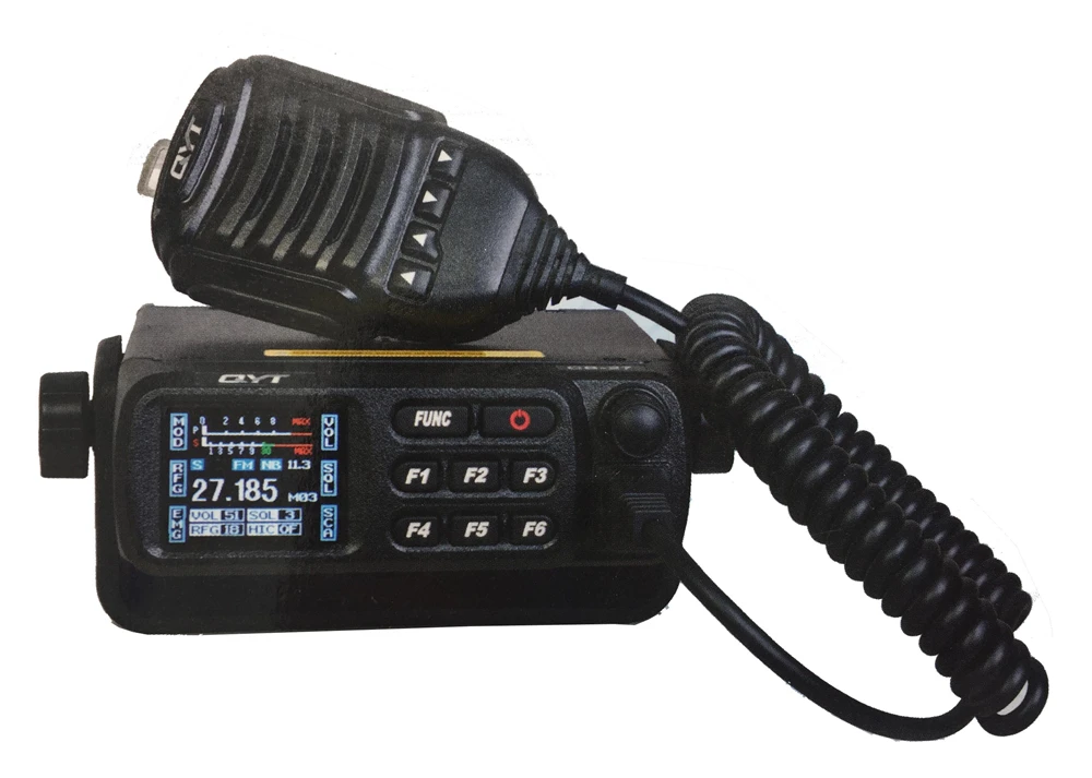 QYT CB-27 автомобиля Мобильная радиостанция CB CITIZEN BAND всем европейским MULTI-NORMS CB радио приемопередатчик AM/FM 12/24V 4 Вт 26,965-27,405 МГц домофон
