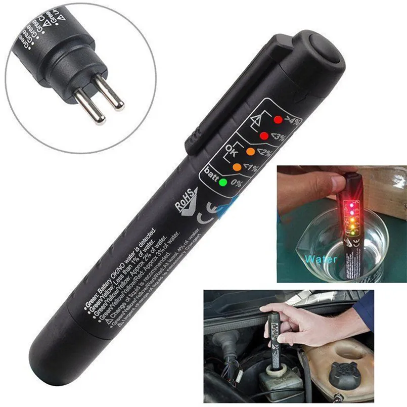 LED Auto Brake Fluid Detector Tester Testing Automotive Brake Fluid