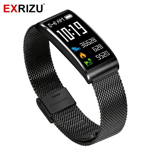 

EXRIZU EX X3 Smart Watch IP68 Waterproof Blood Pressure Fitness Bracelet Band Heart Rate Monitor Smart Wristband Vibration Clock