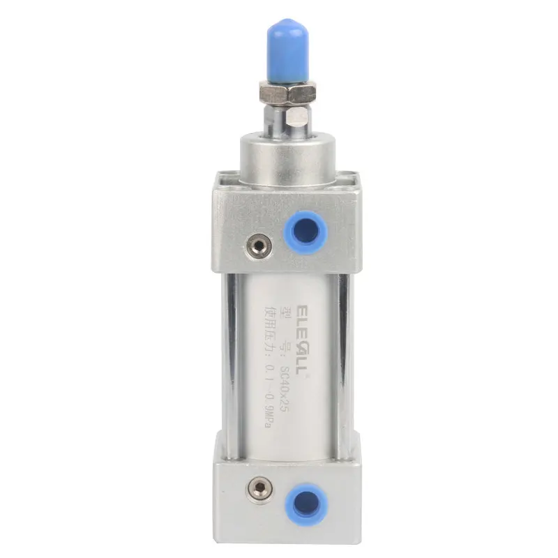 

SC40*25 / 40mm Bore 25mm Stroke Compact Double Acting Pneumatic Air Cylinder