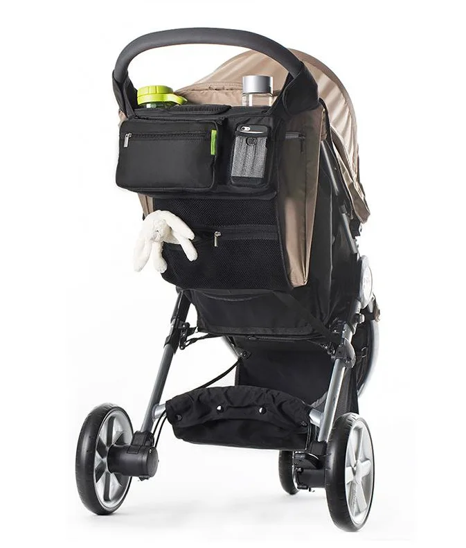 Baby Stroller Organizer Bag For Mummy Travel Nappy Bags With Deep Cup