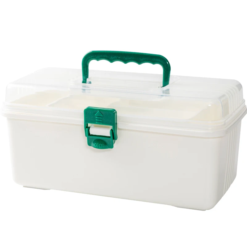 Large Capacity Family Multi-layered Chest Box Medical Storage Box Plastic Storage Box for Medicine Organizer