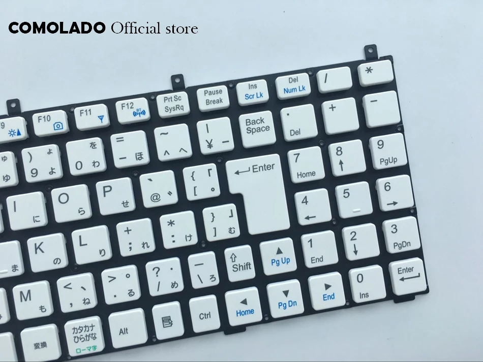 JP Japanese For Clevo P150HM W150HR P170HM P180HM X7200 X8100 W860CU white Keyboard JP Layout (2)