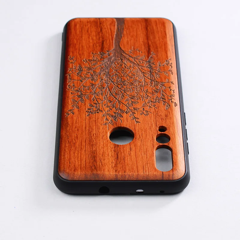 BOOGIC Original Wood Phone Case For Huawei Nova 4 Wood +TPU Cover For Huawei Nova 4 Ultra-Thin Wooden Coque Nova4 (26)