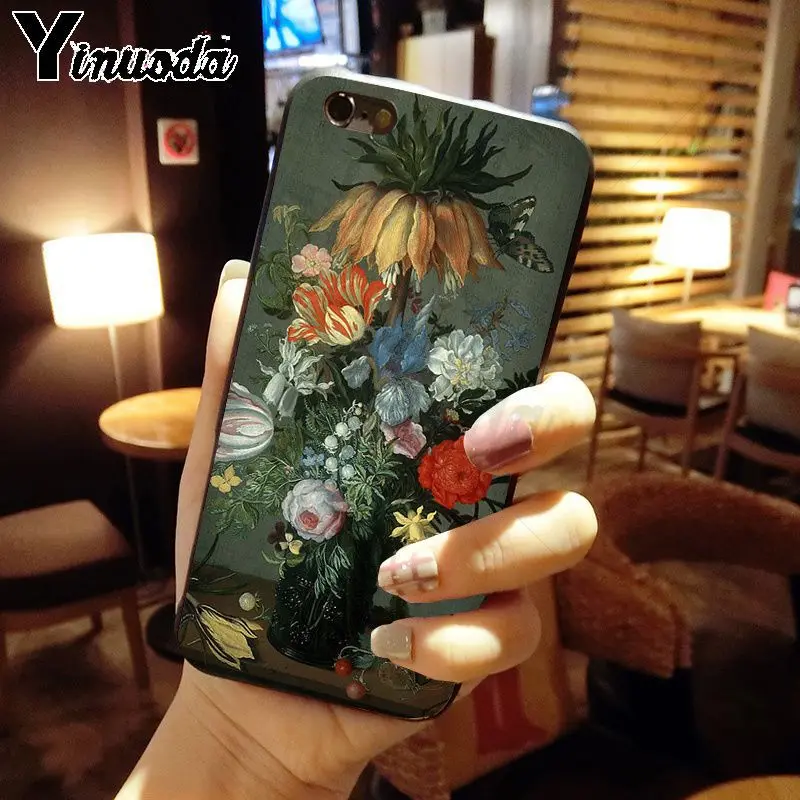 Classic painting flower In a Vase aesthetic Art
