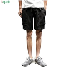 Jaycosin мужские однотонные Летние повседневные шорты новая мода шнурок брюки карго свободные мульти-карманные брюки Nuevos Pantalones De Moda