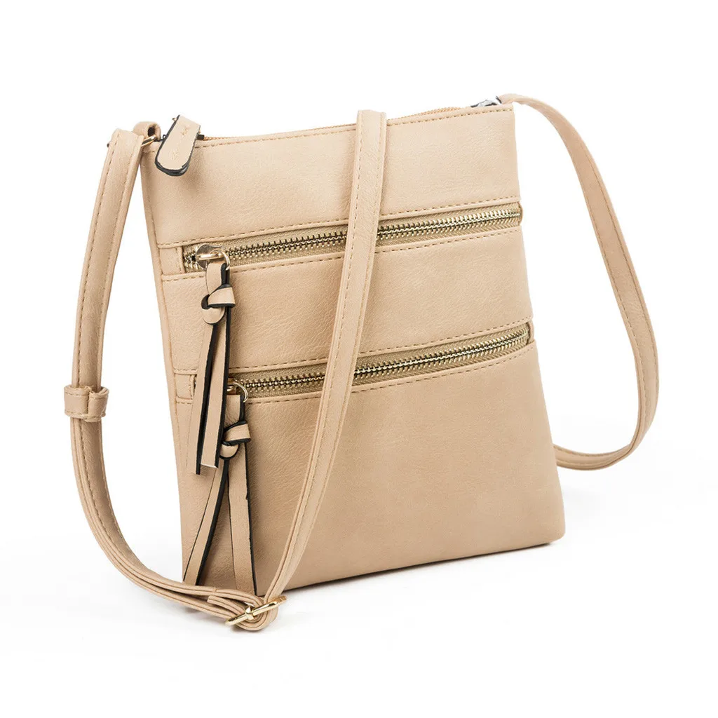 

Bolso bandolera Women New Functional Multi Pocket Crossbody Bag Messenger Shoulder Bag para chica bolso amarillo para mujer