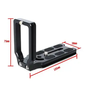 

vanpower Aluminum Alloy Quick Release MPU100 Universal Bracket Quick Release L Plate for Camera Ball Heads
