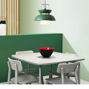 

Modern Nordic AMBIT Pendant Lights Denmark Colored Macaron Aluminum LED pendant lamp Kitchen Restaurant Light Ceiling Fixtures