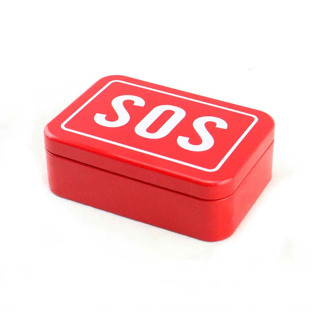 في الهواء الطلق حقيبة الطوارئ التخييم المعدات مربع مجموعة الحبال مربع المساعدة الذاتية SOS للتخييم التنزه رأى صافرة البوصلة أدوات