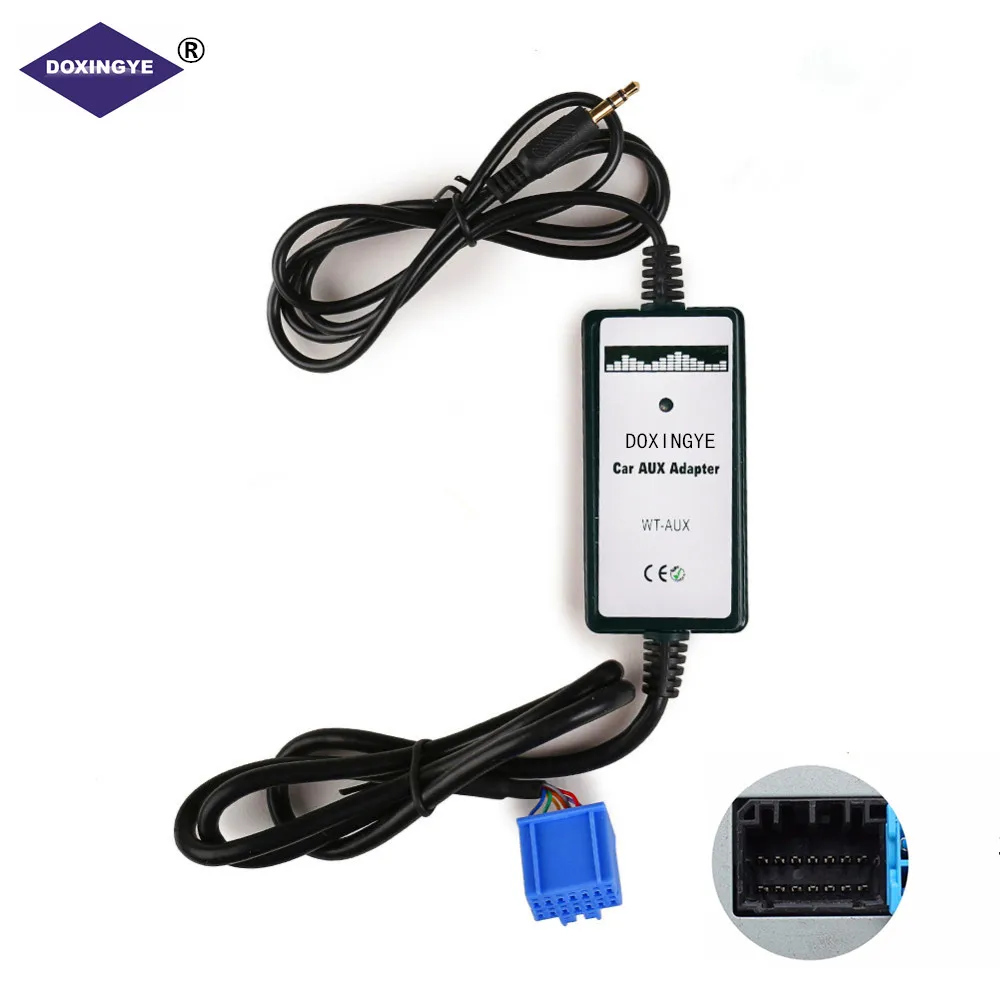 

DOXINGYE 3.5MM Aux-in Radio Digital CD Changer Adapter MP3 Player 7+7PIN Interface For Honda Accord Acura Civic MDX CD Quality