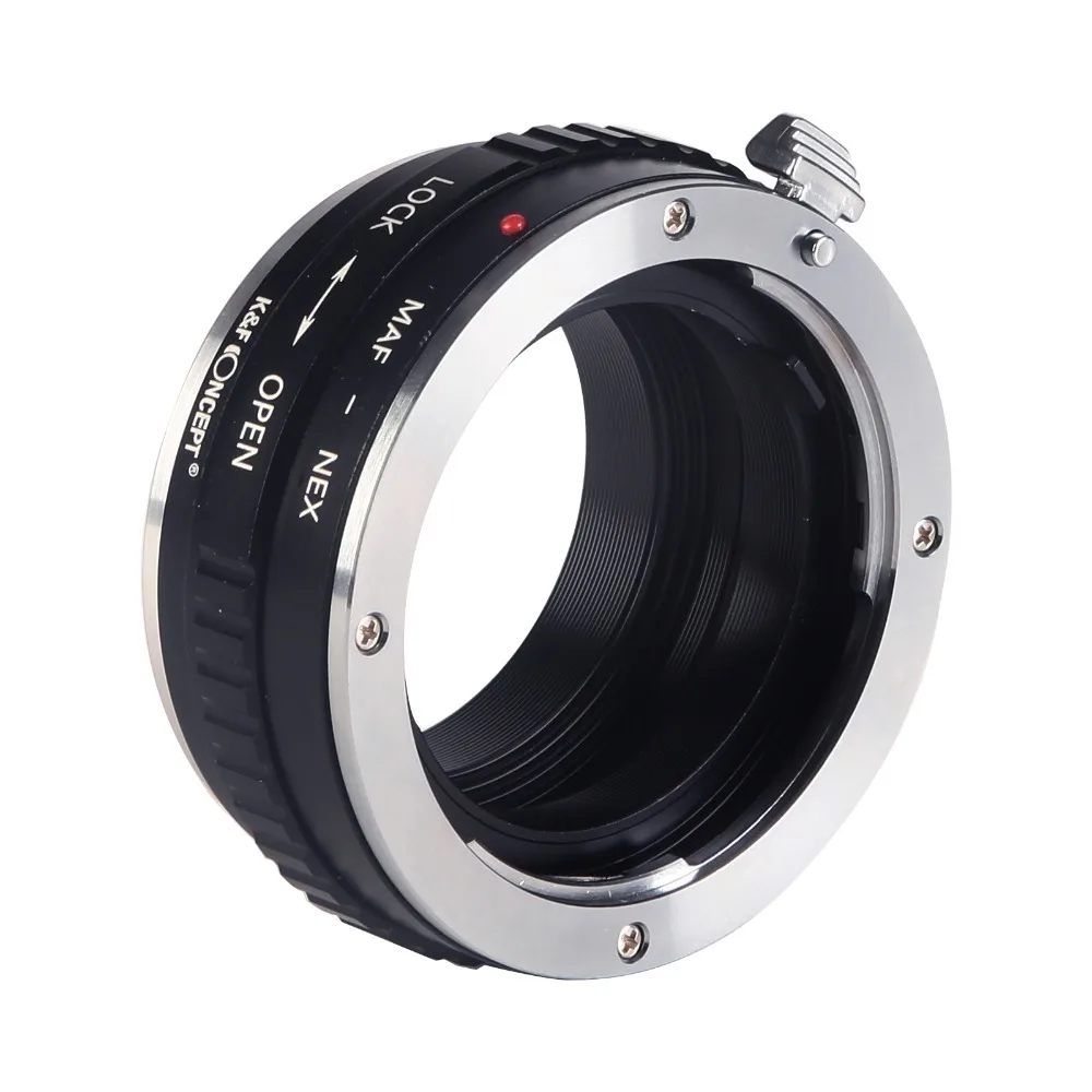 Yunchenghe AF-NEX Lens Adapter Lens Adapter Ring for Minolta AF Lens on for Sony NEX E-Mount Camera