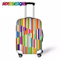 Бесшумный дизайн красочный багажный Защитный чехол Свежий Дорожный чемодан чехол Толстый эластичный цветок аксессуары для путешествий