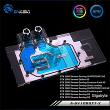 Bykski N-GV1080XT-X, полное покрытие видеокарты водяного охлаждения блок RGB/RBW для Gigabyte GTX1080/1070 XTREME