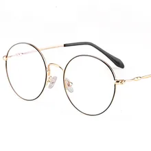 Большой каркас ретро круглые Ультра легкие складные художественные тонкие очки по рецепту