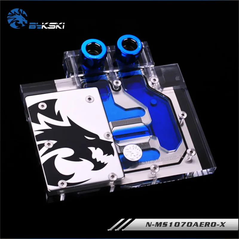 Блок питания Bykski для графической карты MSI GeForce GTX 1070 AERO 8G OC RGB или RBW|gpu water block|water blockgpu