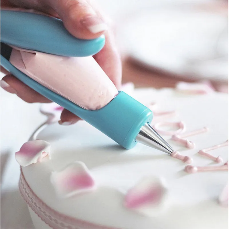 

Pastry Icing Pen Cake Tools Piping Bag Nozzle Tips Fondant Cake Cream Syringe Tips Muffin Dessert Decorators Kitchen Accessories