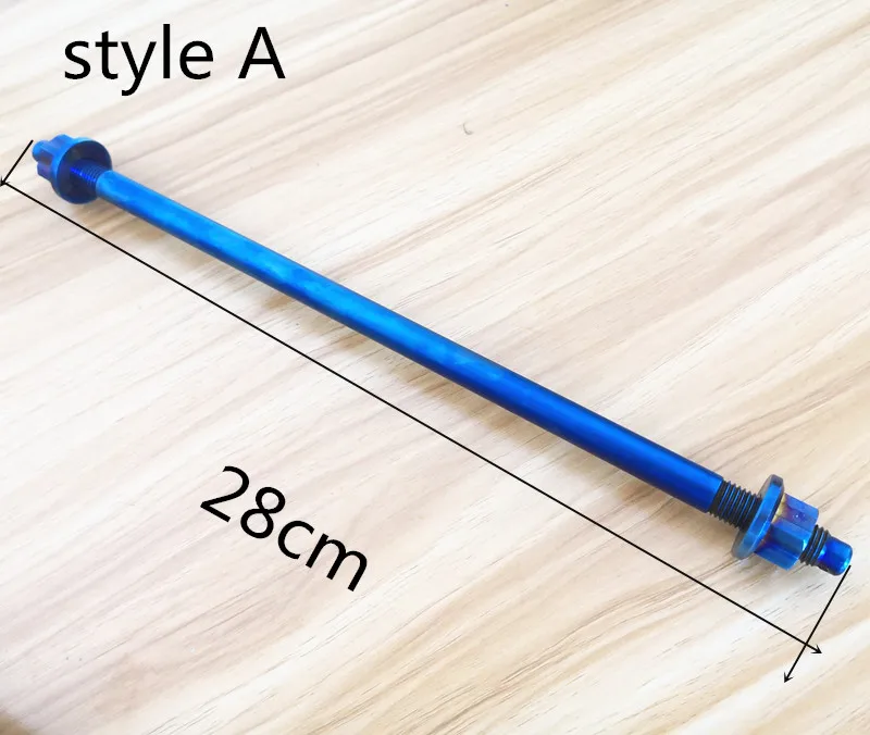 1 шт. 12 мм* 280/320 мм переднее колесо удлиняется центр винт для мотоцикла, Электрический переднее колесо мотоцикла - Цвет: style A 28cm