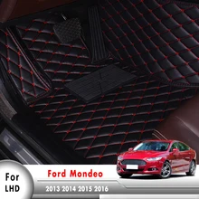 LHD автомобильные коврики для Ford Mondeo 2013 индивидуальные Автомобильные ковры аксессуары для салона автомобиля Стайлинг