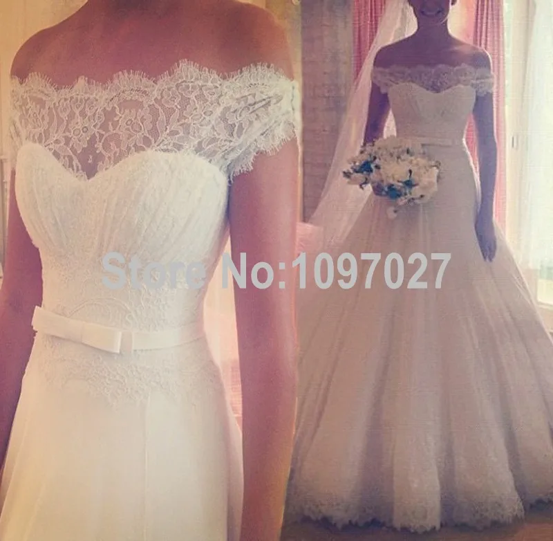 Ball Gown Boat Neck Sexy font b Wedding b font font b Dresses b font 2016
