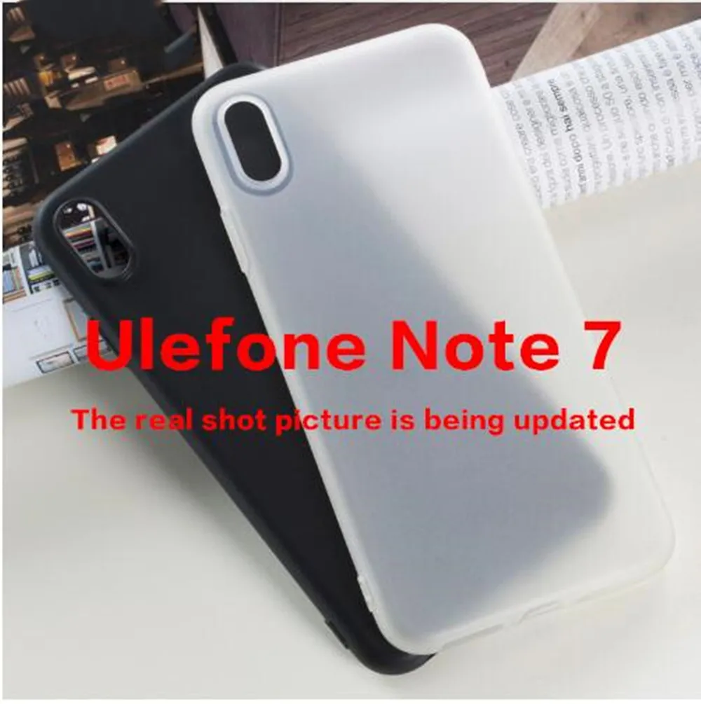 Чехол для телефона Ulefone Note 7 Fundas задняя крышка чехол из мягкого ТПУ матовый гель
