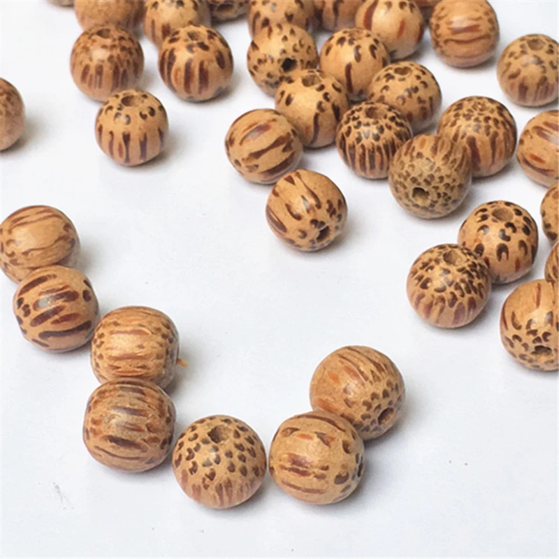 

10pcs/lot 8/10/12/14/16/18/20mm Round Natural Coconut Wood Beads DIY Jewelry Accessories Loose Raw Wood Color Beads Wooden Craft