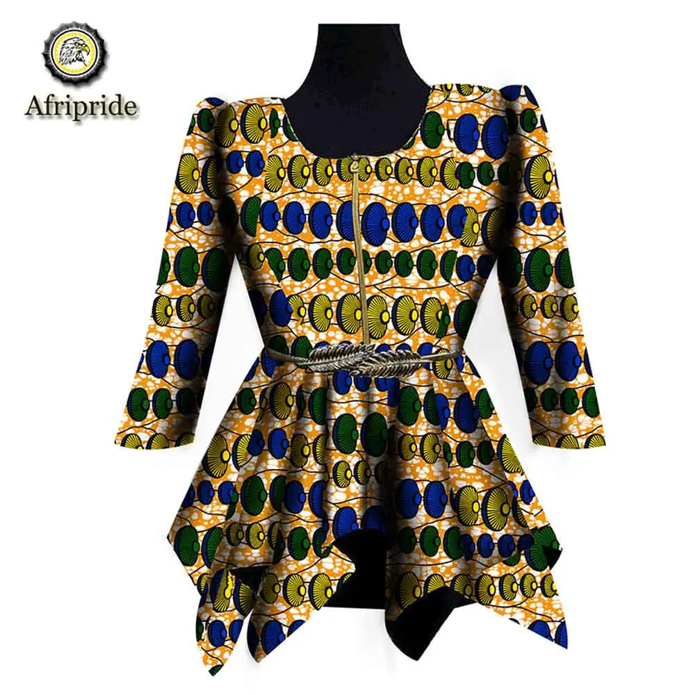 2018~2019 African women coat  pure cotton  spring&autumn ankara print dashiki bazin riche fabric AFRIPRIDE fashion coat S1824005