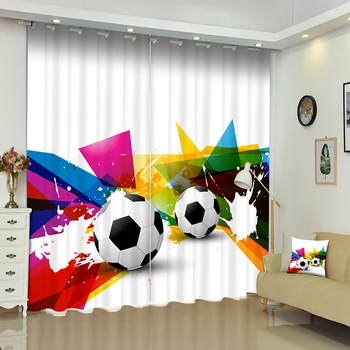 

Customizable 3D Curtains Elephant nose mountain landscape Pattern Panel Washable Fabric Bedroom Blackout Curtain for Living Room
