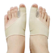 2 шт. носком ортопедические, для ступней коррекция пальцев Сепаратор пальцев ног силиконовый носки ортопедическая накладка от корректор для косточки на ноге на подтяжках по уходу за ногами