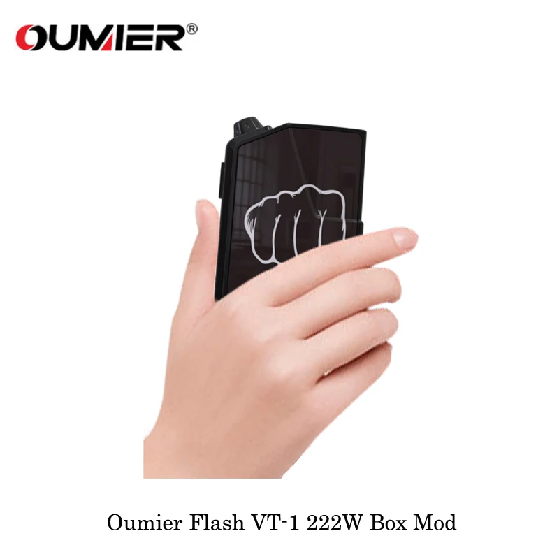 Электронная сигарета Oumier Flash вейп испаритель 222 Вт с двумя аккумуляторами 18650