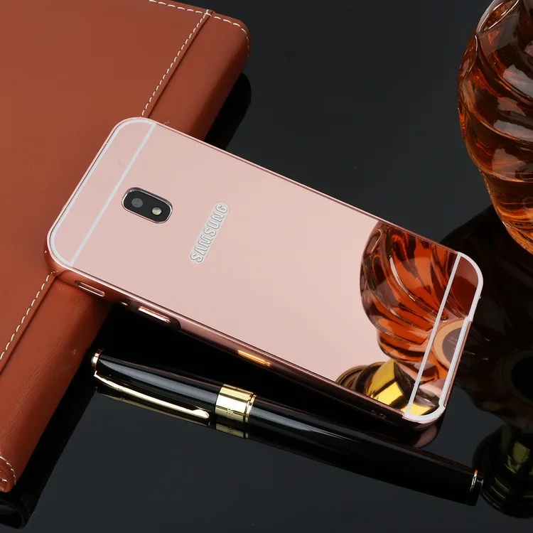 

For Samsung Galaxy J7 2017 J730 J730F J7Pro EU Eurasian Version Case Luxury Rose Gold Mirror Case For Samsung J7 2017 J7 Pro