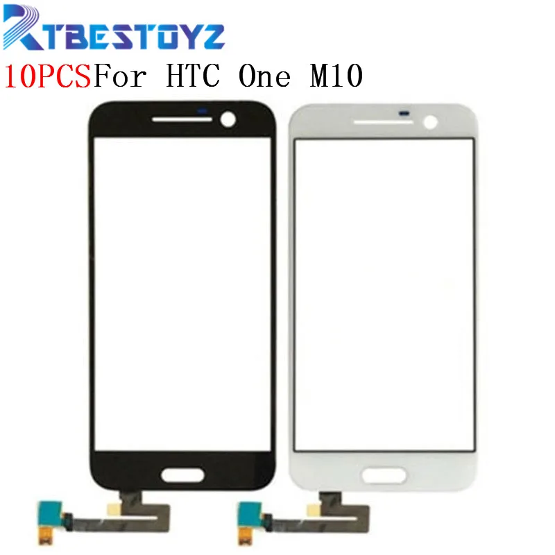

RTBESTOYZ 10PCS/lot 5.2 inch Touch Panel Touchscreen For HTC One M10 Touch Screen Digitizer Front Glass Sensor Replacement Parts