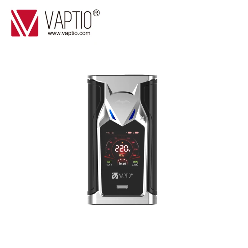 Billige Geschenk Tank vape mod 220W Vaptio Super Bat Mod Power Durch Externe Dual 18650 Batterie unterstützung 510 Pin zerstäuber vape Box Mod