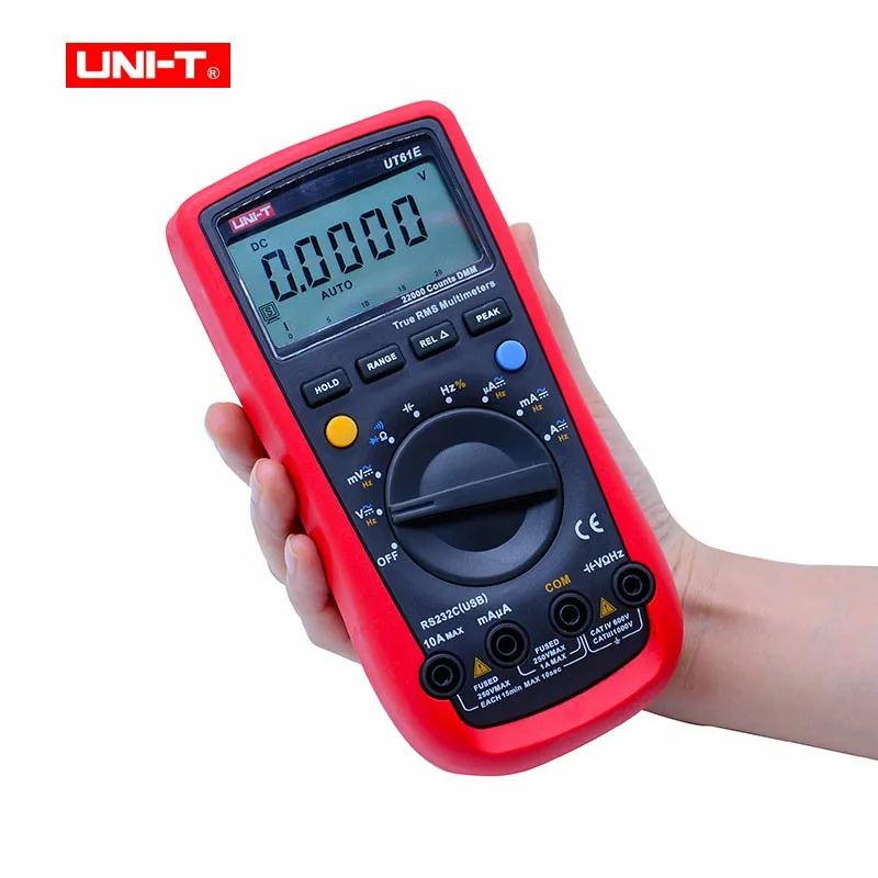 Trus RMS Digital Multimeter UNI-T UT61E;AC DC voltage Current Ohm meter;Capacitance Frequency Diode