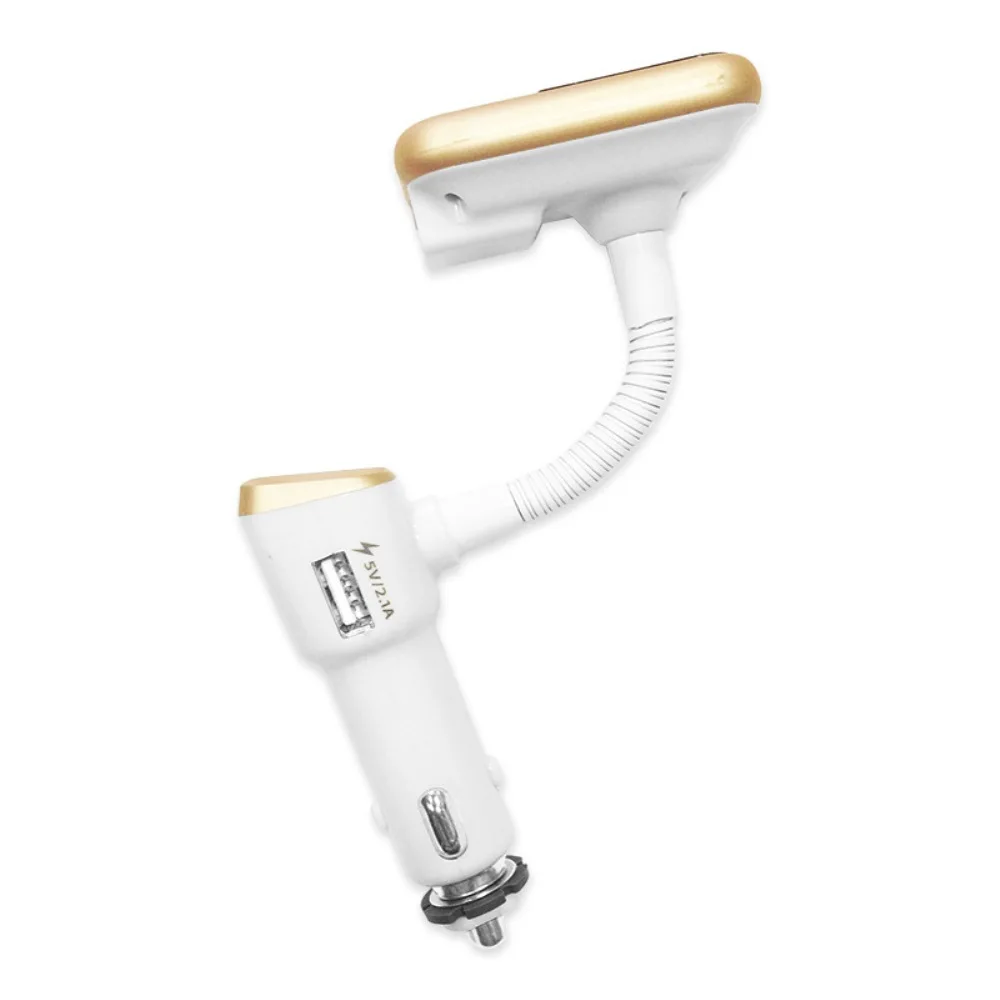 Tanie Zestaw samochodowy Bluetooth zestaw głośnomówiący z nadajnikiem FM AUX IN port 2USB ładowarka samochodowa TF USB MP3 odtwarzacz muzyczny wsparcie 1 g 32G