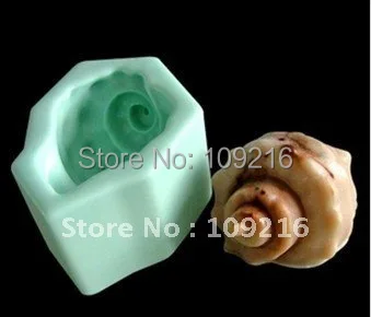 

wholesale!!!1pcs Sea Snail (R0099) Silicone Handmade Soap Mold Crafts DIY Mold