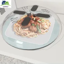 HARKO. Пищевая разбрызгивающаяся Крышка для микроволновой печи с защитой от напыления Крышка для масла для печи с подогревом герметичная Пластиковая крышка для посуды пищевая крышка