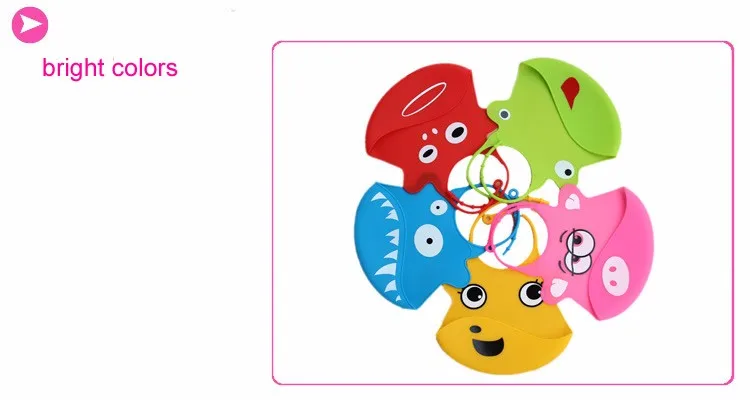 Детский силиконовый нагрудник, водонепроницаемый Детский Карманный нагрудник, 4 цвета, Мультяшные Слюнявчики для девочек и мальчиков 0-3 лет
