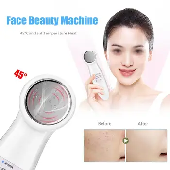 

Ultrasonic Hot Cold Hammer Anion Import Instrument Facial Skin Lifting Face Body Therapy Spa Massager Wrinkle Removal Machine