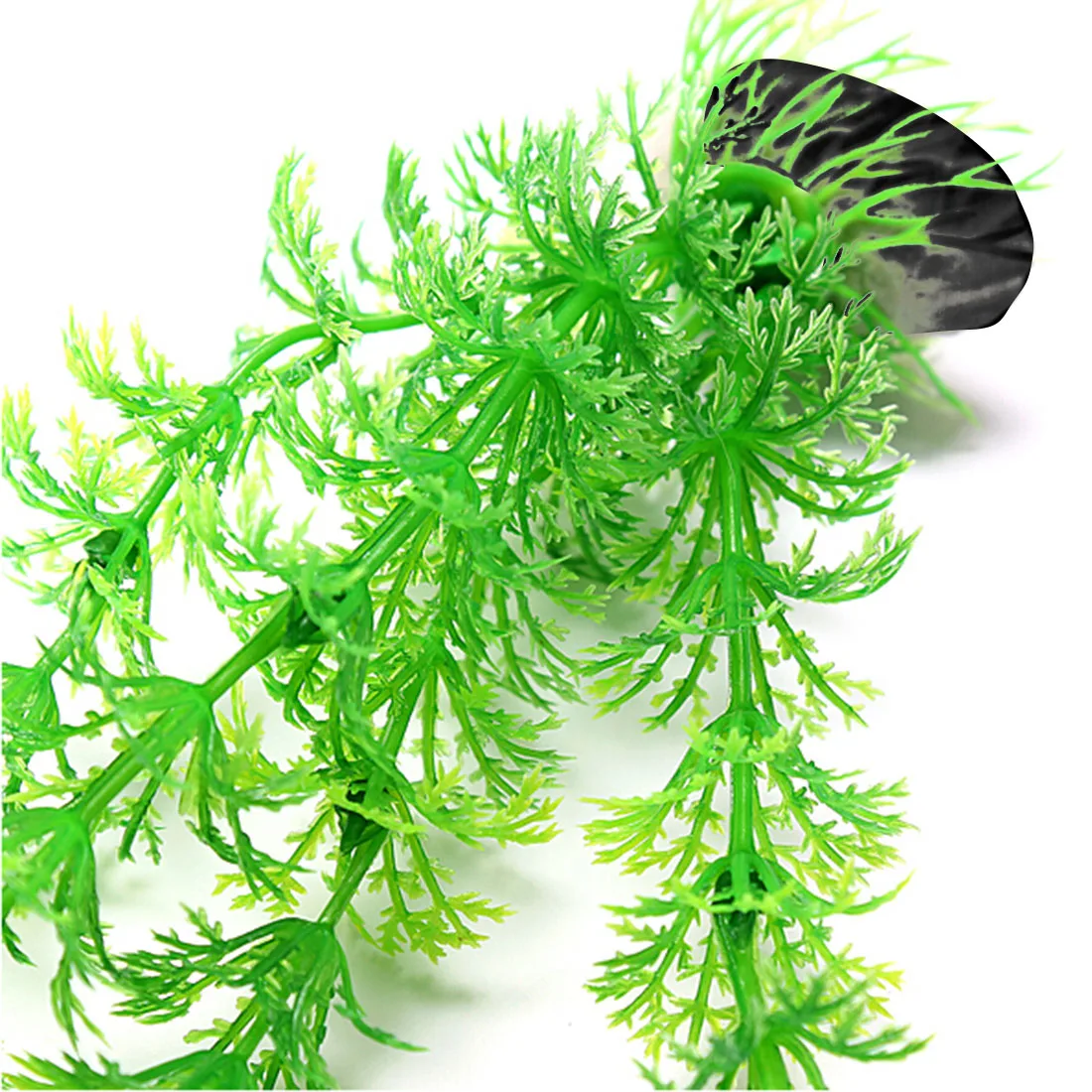Горячая искусственные зеленые горшечные растения трава для аквариума декор