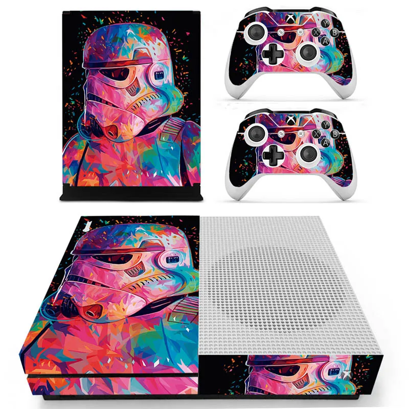 Star Wars Vinly Skin Sticker Decals For XBOX One S Console With Two Wireless Controller Skin