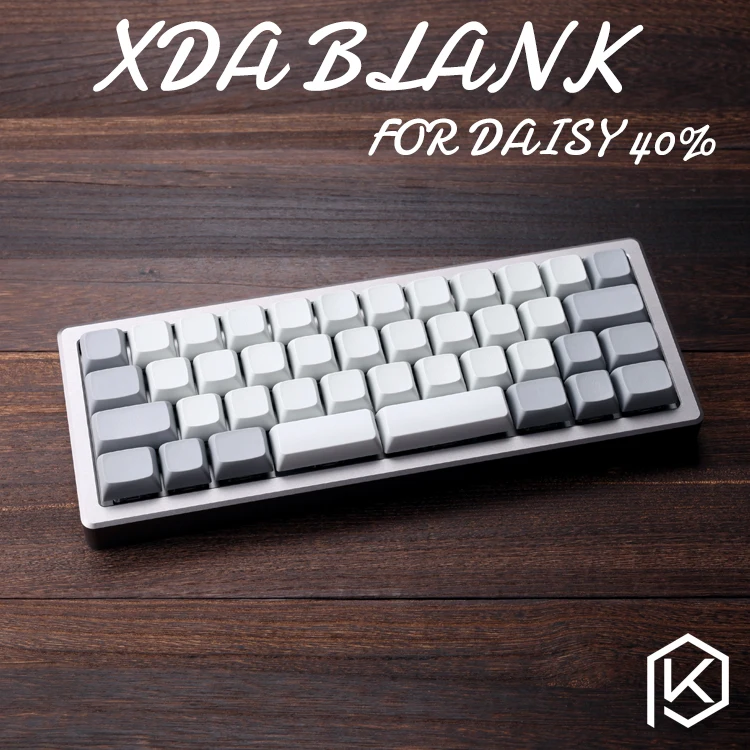 XDA пустые колпачки для ключей daisy 40% 40, пустые, похожие на DSA для механической клавиатуры MX Ergo filco Leopold Cosair Noppoo Planck