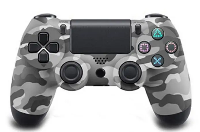 JIE LI проводной контроллер PS4 Bluetooth геймпад для sony playstation Dualshock 4 Вибрационный джойстик без аккумулятора без разъема для наушников - Цвет: Серый