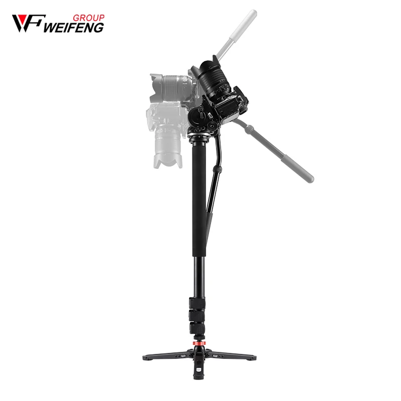 

WEIFENG WF-500S WF-C500S Professional Monopod Dslr VIDEO Tripod Fluid Head Damping height up 190 cm better than JY0506
