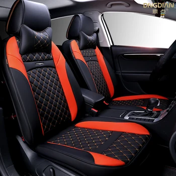 

6D Styling Car Seat Cover For Cadillac ATS CTS XTS SRX SLS Escalade,High-fiber Leather,