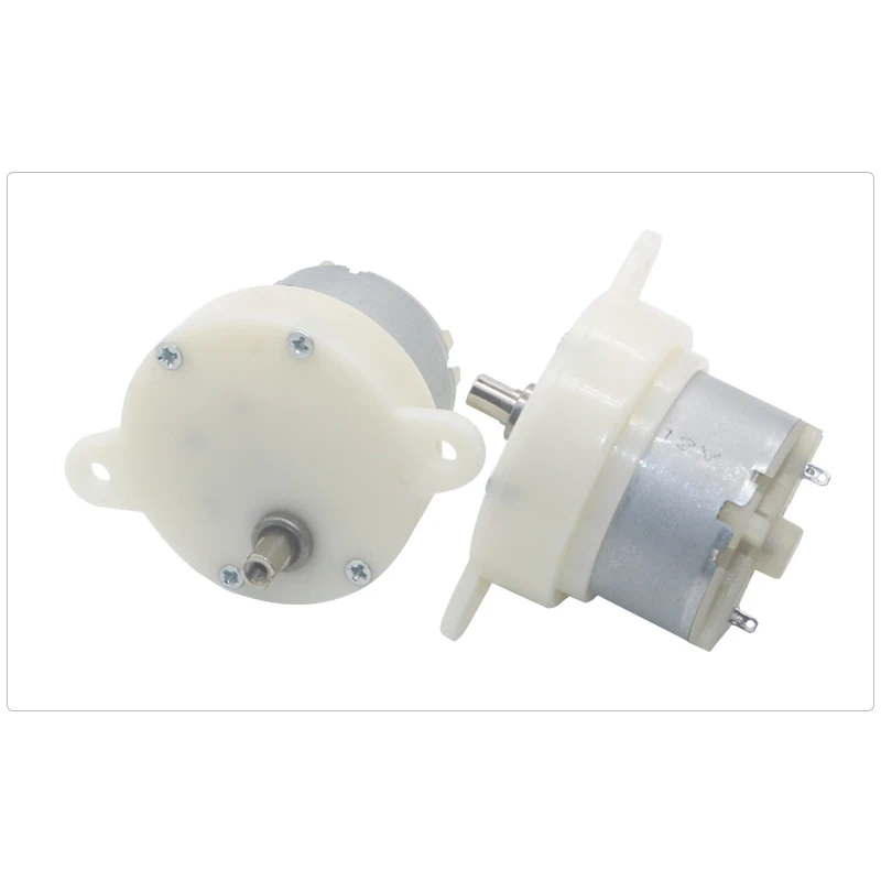 12V 24V DC мотор для игрушки низкая скорость 10RPM Шестерня ed пластиковая