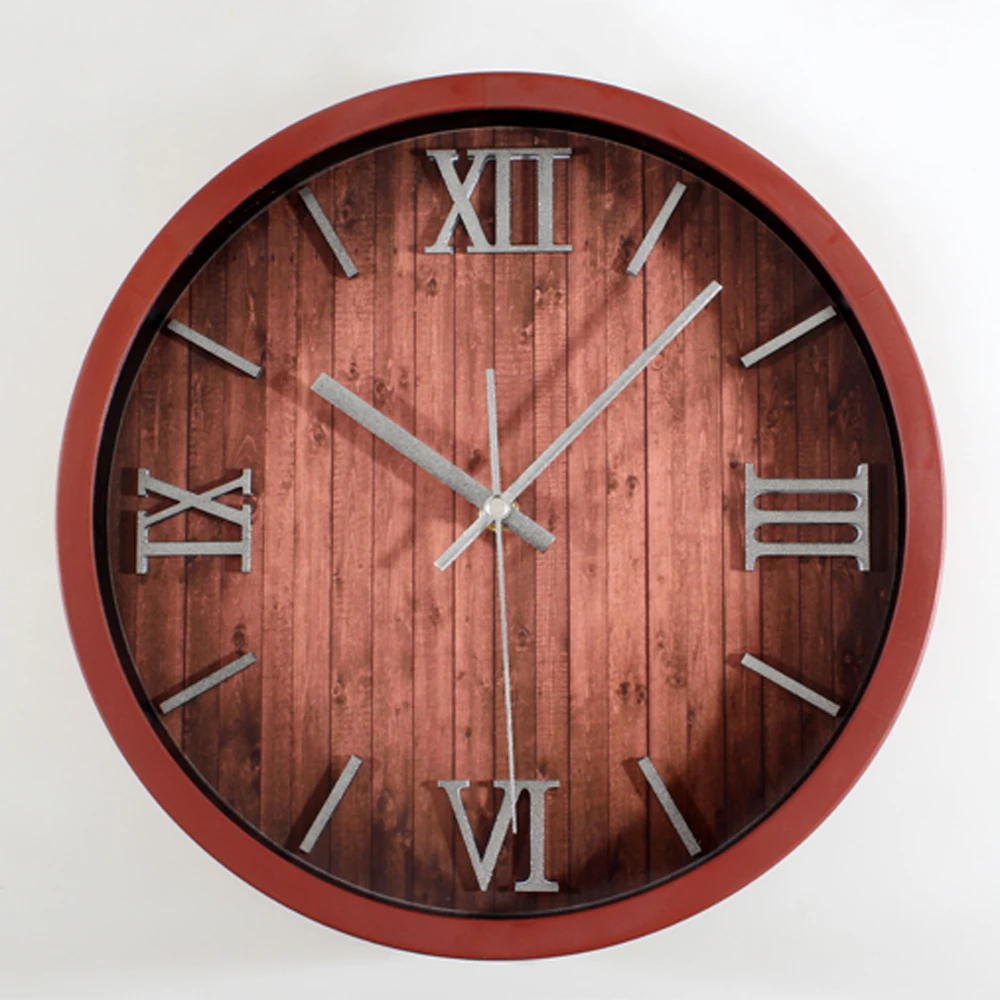Compare Prices on Metal Wall Clock Roman Numerals Online Shopping/Buy