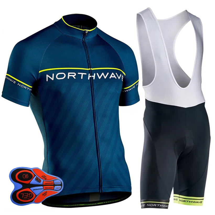 Northwave Велоспорт Джерси 9D силиконовый слюнявчик набор MTB Одежда для велопрогулок, дышащая велокостюм из флиса Мужские Короткие Майо Culotte спортивный костюм