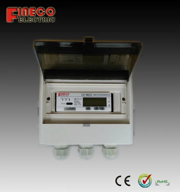 three phase weatherproof switchboard electric meter distribution box