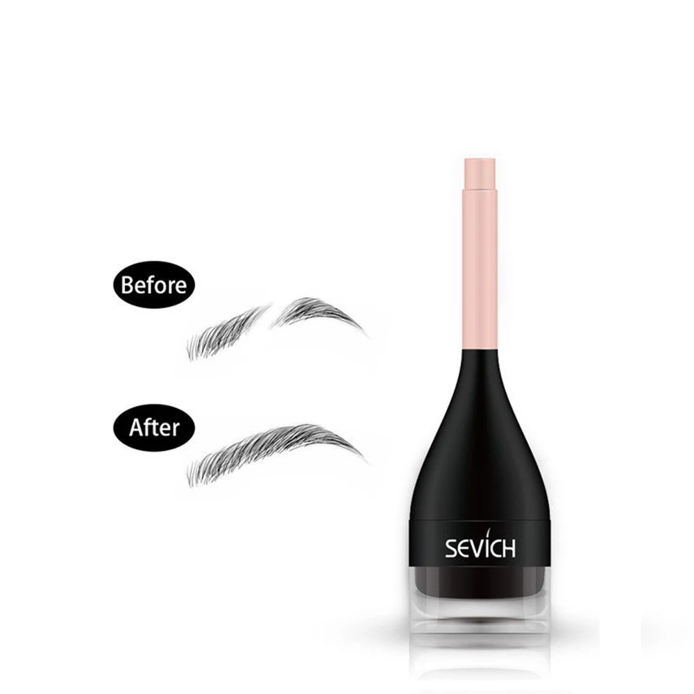 1PC Natural 3D Eyebrow Extensions Waterproof Black Eyebrow Fiber and Eye Brow Brush eyebrow extensions Tools